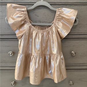Gap Kids Metallic Blouse - Size Medium